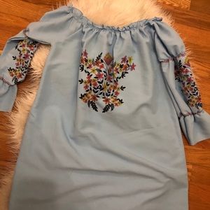 Off the shoulder dress